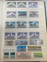 Briefmarken Sammlung Schiffe Unterseeboote Luftwaffe 8 pages