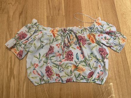 Bershka Top M blau