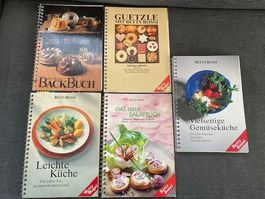 5 Betty Bossi Kochbücher