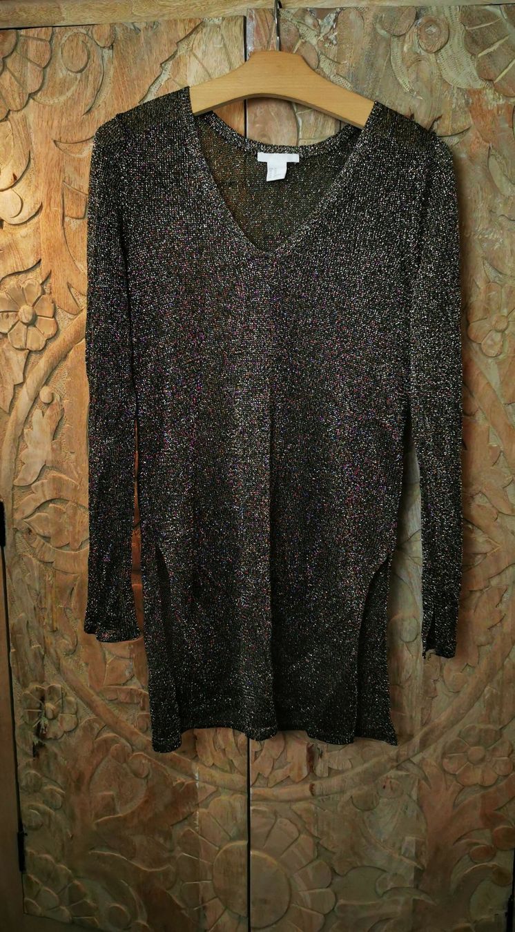 H&M Maglioni & Felpe: Festlicher H&M Glitzerpullover leicht - XS/S – Usato da Wettingen venduto da JasminL92