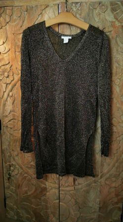 Festlicher H&M Glitzerpullover leicht - XS/S