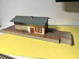 Faller Güterschuppen Fertigmodell ca. 1952 in 1/87