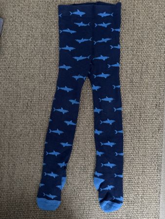 Bio Baumwolle - Blaue Hai Leggins