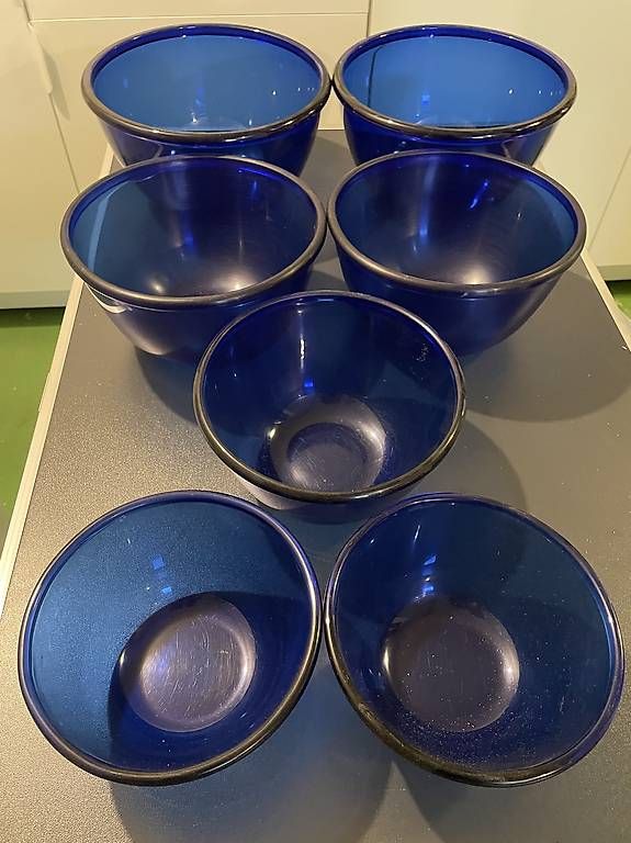 Schalen: 7 Glasschüsseln blau gebraucht  – Gebraucht aus Würenlos von pip_5n6d 4