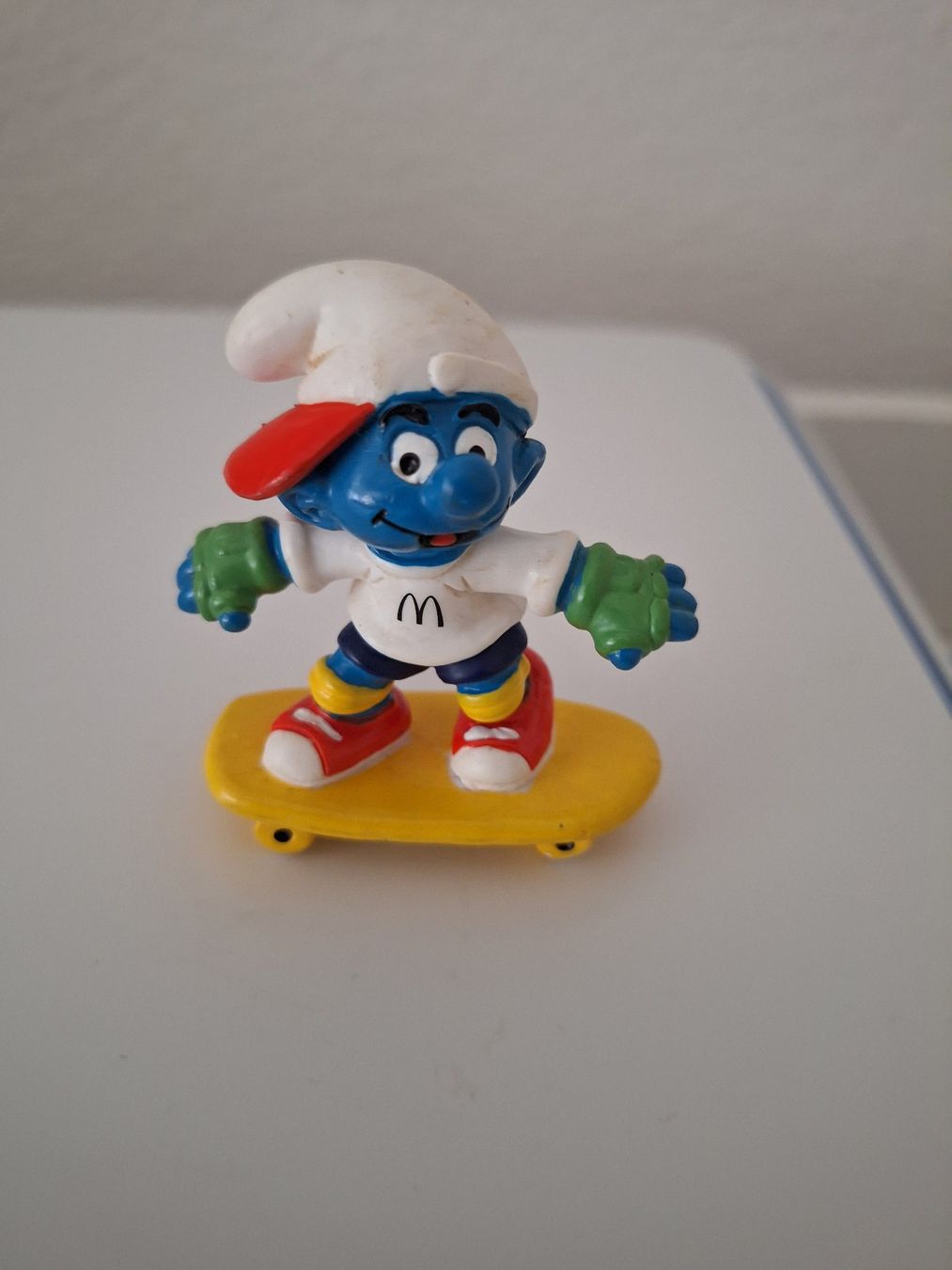 Mc Donald's Statuette: Skateboardschlumpf – Usato da Rothrist venduto da Stranglehold