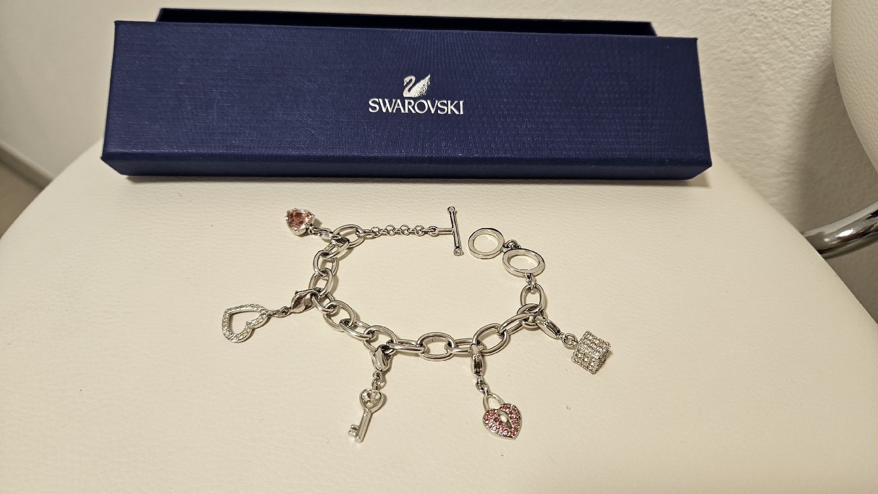 Swarovski Bracciali & Braccialetti: Swarovski Charms Armband Bettelarmband – Usato da Schaan venduto da car_wrv2 2