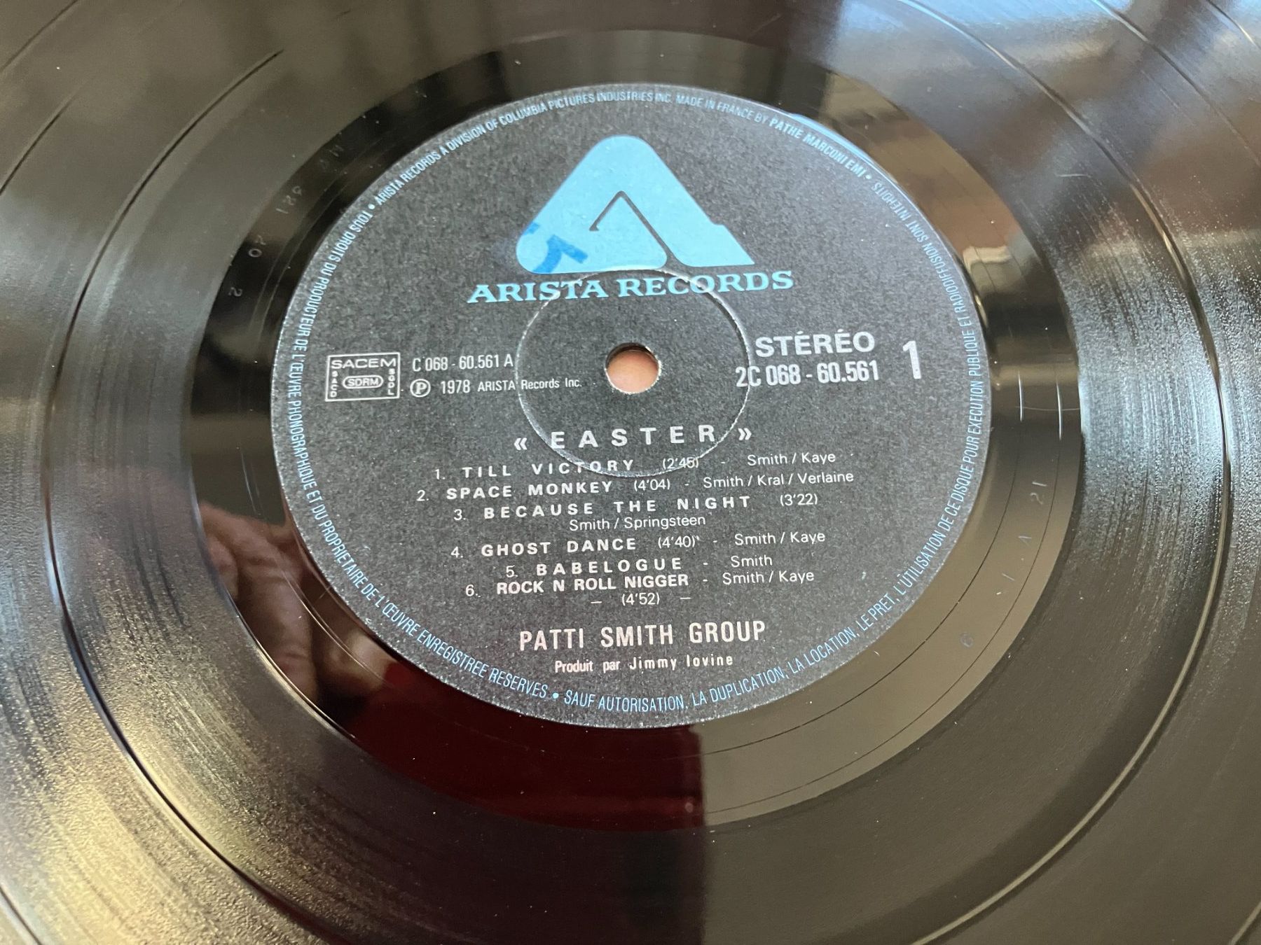 Dischi in vinile: Patti Smith – Usato da Aarwangen venduto da Jukebox3 5