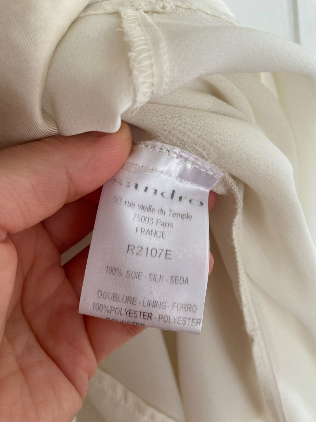 Sandro Vestiti: Sandro Kleid gr. S / 100% Seide – Usato da Jonen venduto da Lux.K. 2