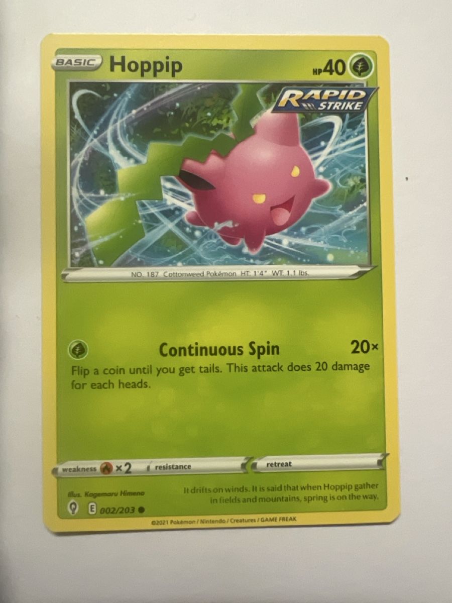 Pokémon Sammelbilder & Trading cards: Hoppip Pokemon  – Gebraucht aus Frauenfeld von mwguv