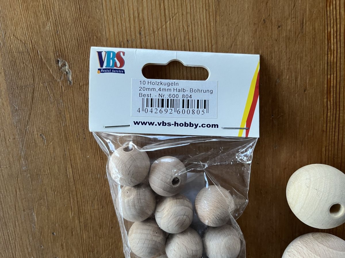 Bastelsets: Holzkugeln Basteln DIY, Diverse Grössen – Neu (gemäss Beschreibung) aus Stein am Rhein von Karisma78 2