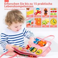 Montessori Spielzeug 7in1 Busy Board Lernspielzeug für Baby