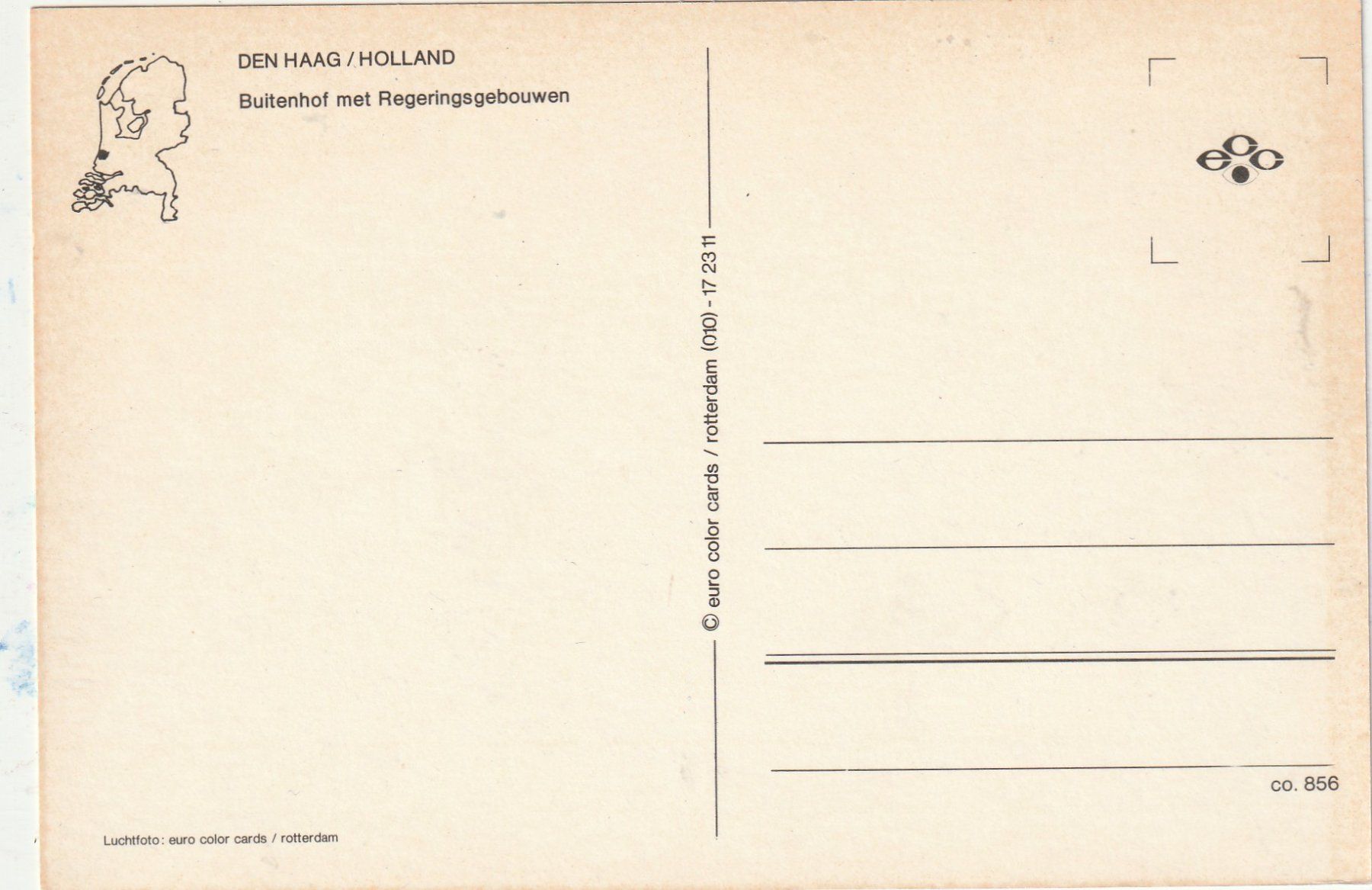 Cartes postales: Den Haag – D'occasion à Lumbrein par made02 1