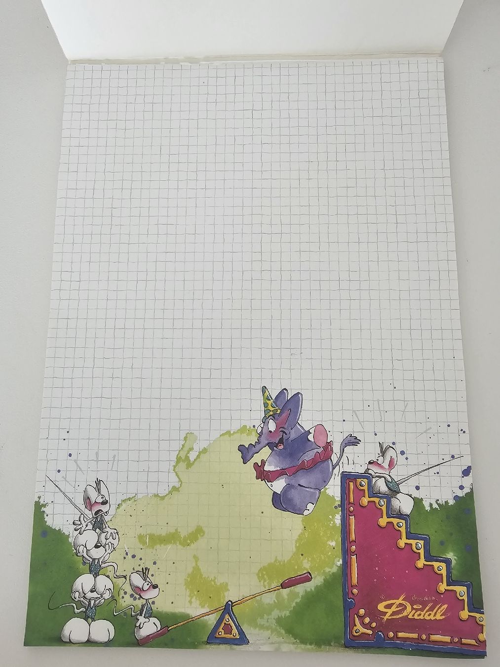 Schreibblöcke: Diddl Blockblatt alt Nr. 47 – blockfrisch, A4 – Neu (gemäss Beschreibung) aus Nottwil von fa_el 1