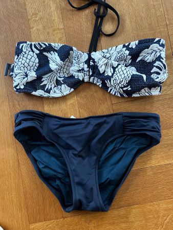 SEAFOLLY Bikini Royal Horizon Bandeau Halterneck Bikini
