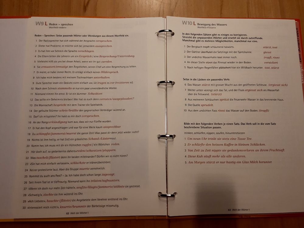 Deutsch Bücher/Welt der Wörter komplettes Set mit Lösungen! Kaufen