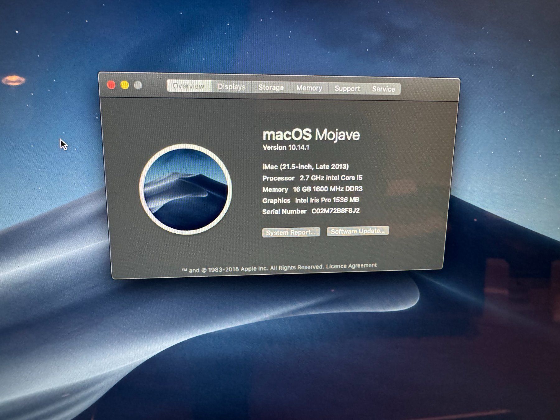 Apple PCs: Imac 21.5 (late 2013) – D'occasion à Obfelden par Gshocks 3