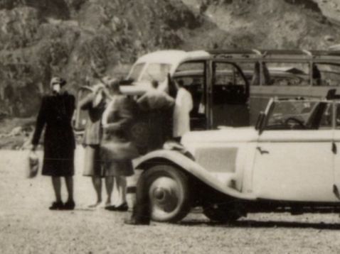 Ansichtskarten: Susten-Passhöhe - Oldtimer - belebt – Gebraucht aus Kirchberg BE von Mgh 1