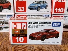 Tomica #10 Aston Martin Vanquish Zagato