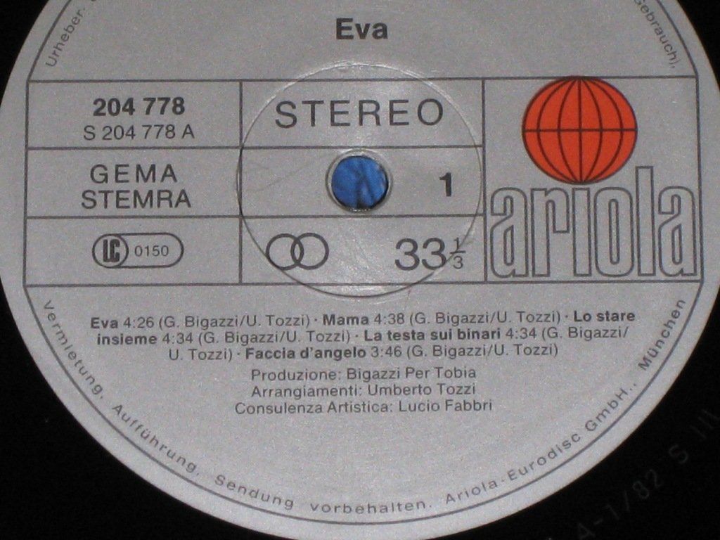 Schallplatten: LP - UMBERTO TOZZI - EVA – Gebraucht aus Steckborn von Quo7 1