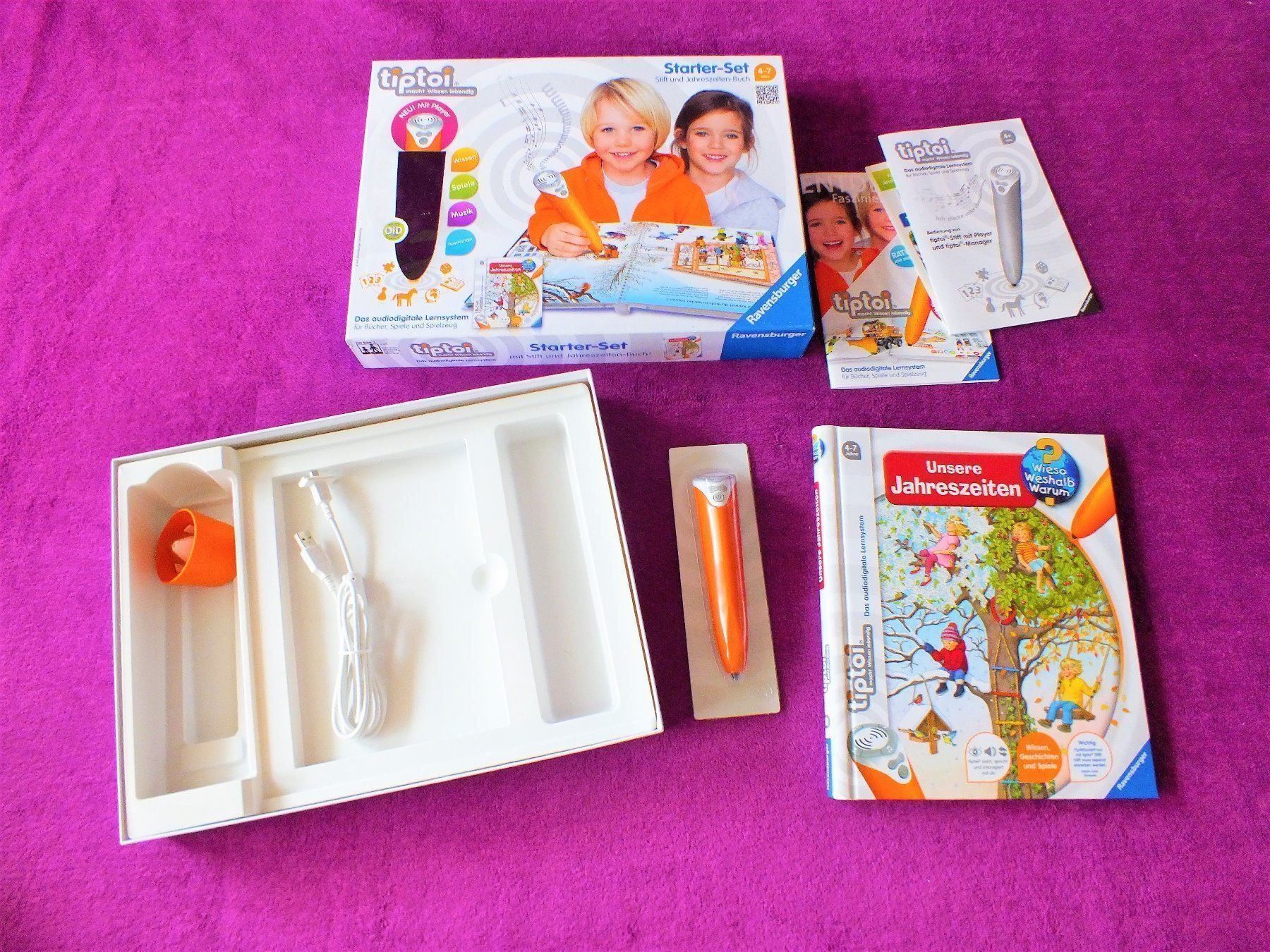 Ravensburger Giochi: tiptoi Starterset mit Player - Unsere Jahreszeiten – Usato da Müllheim Dorf venduto da Seeeule01 1