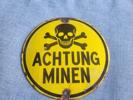 Emailschild Achtung Minen