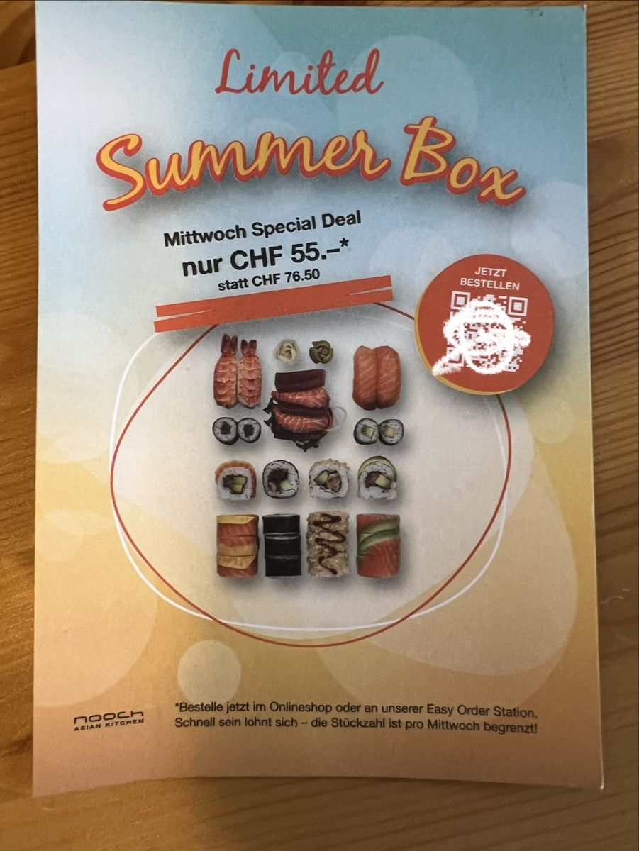 Action Cam: Summer Box Sushi nooch Bern  – Nuovo (secondo la descrizione) da Bern venduto da fer_9lxq