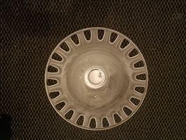 Glass Schale matt mit Lochmuster Deko Vintage