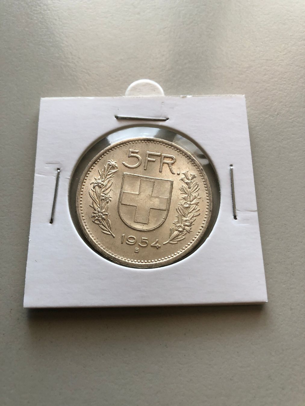 Tutti le monete: 5 Fr. 1954 – Usato da Schötz venduto da Odpa