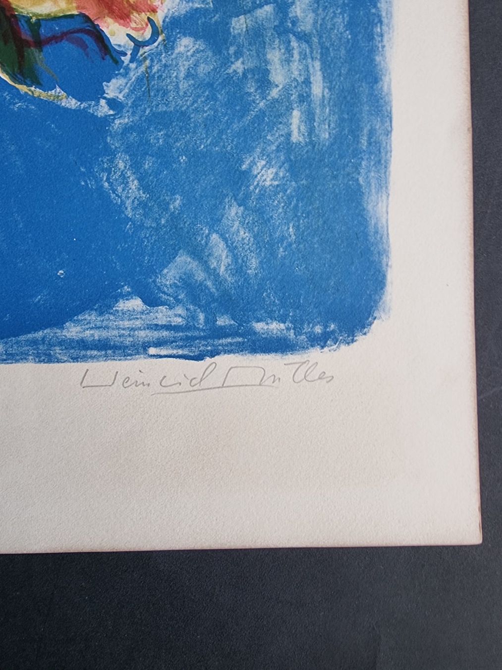 Grafica & Litografie: HEINRICH MÜLLER LITHOGRAPHIE SIGNIERT – Usato da Gersau venduto da kunst-online 2