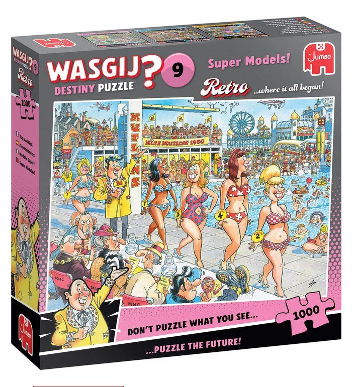 Wasgij Puzzle: Wasgji D9 Super Models – Nuovo e nell'imballaggio originale da Dagmersellen venduto da FBM-Bacheli