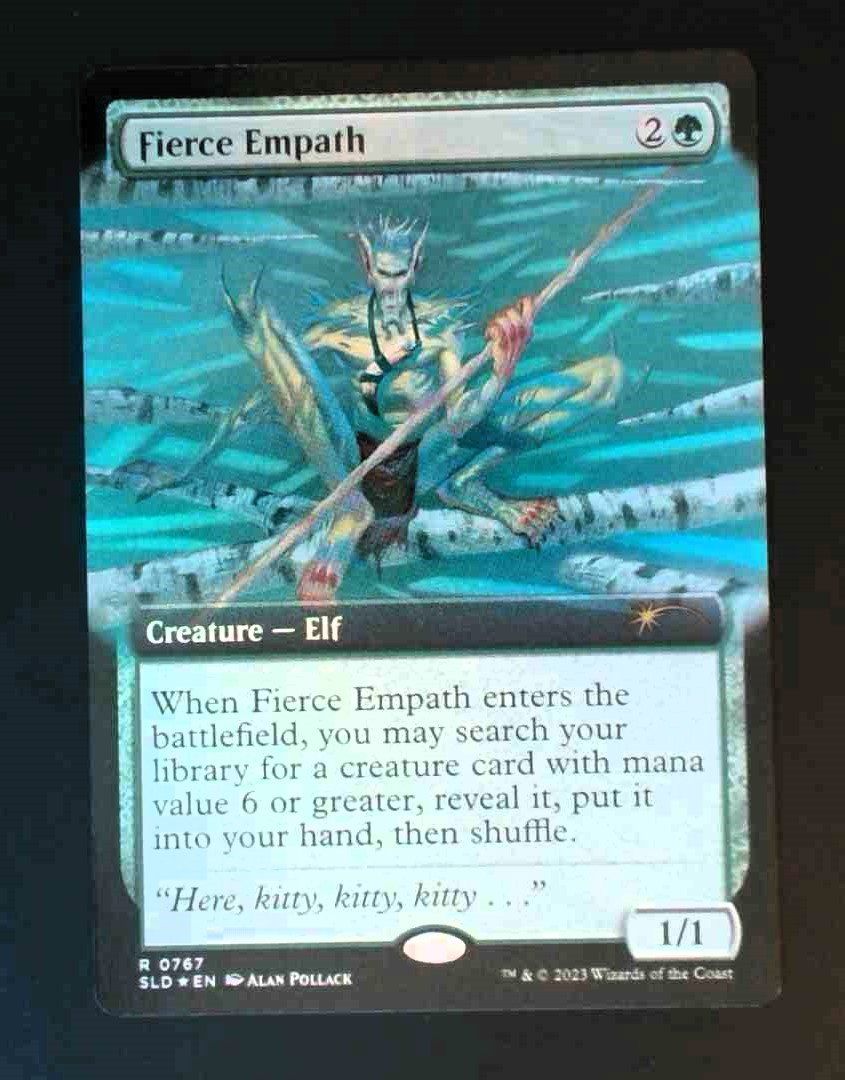 Magic The Gathering Carte collezionabili: Fierce Empath - Foil - MTG – Usato da Zürich venduto da Semagets