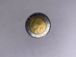 Pièce  Italie 500 lires 1987