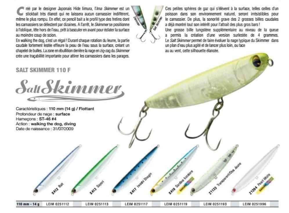 Esche: IMA Salt Skimmer 110F (3pcs) – Nuovo (secondo la descrizione) da Versoix venduto da cri_7jsd 4