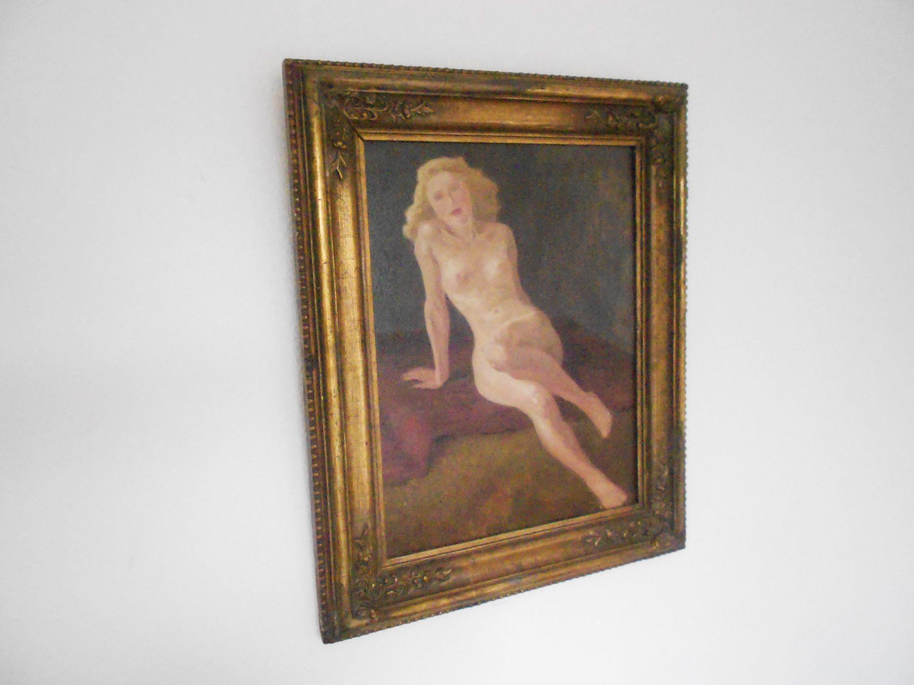Dipinti: Dame Akt Monogramm EB oder ESS 1930/40er Jahre ? – Usato da Dübendorf venduto da ArtExpression 1