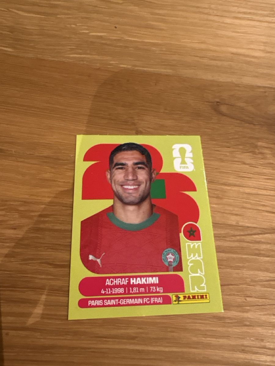 Panini Carte collezionabili: WM Panini 2026 Marokko Achraf Hakimi MAR 4 MAR4 – Nuovo (secondo la descrizione) da Zürich venduto da alivasalli