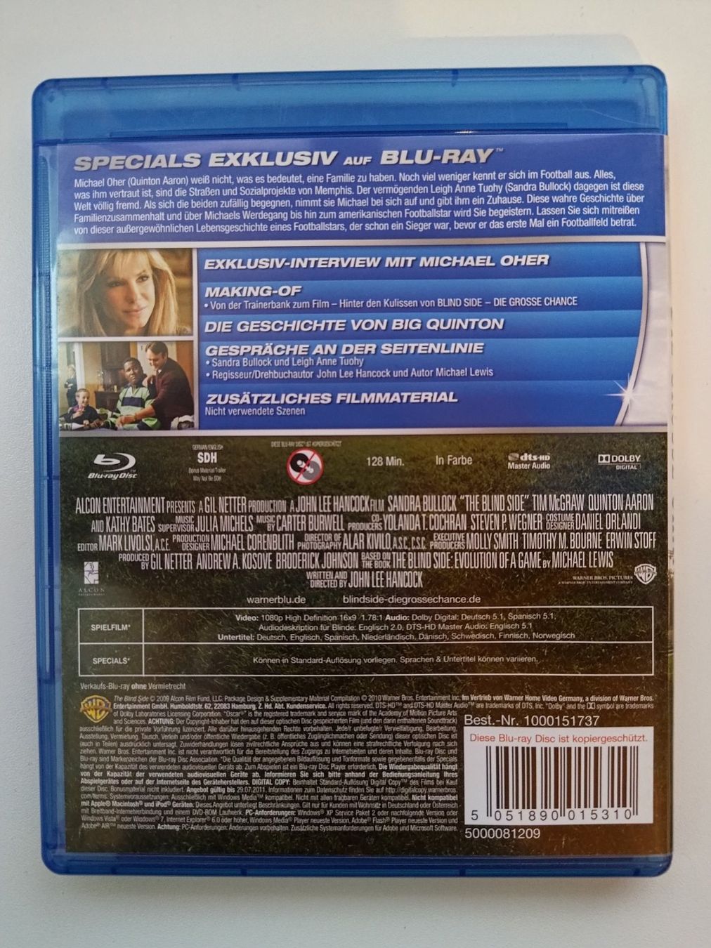 Tutti i DVDs: Blind Side - Die grosse Chance – Usato da Liestal venduto da Kratzilla 2