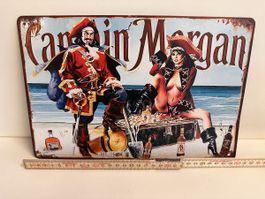 Captain Morgan Blechschild Vintage Bar Deko