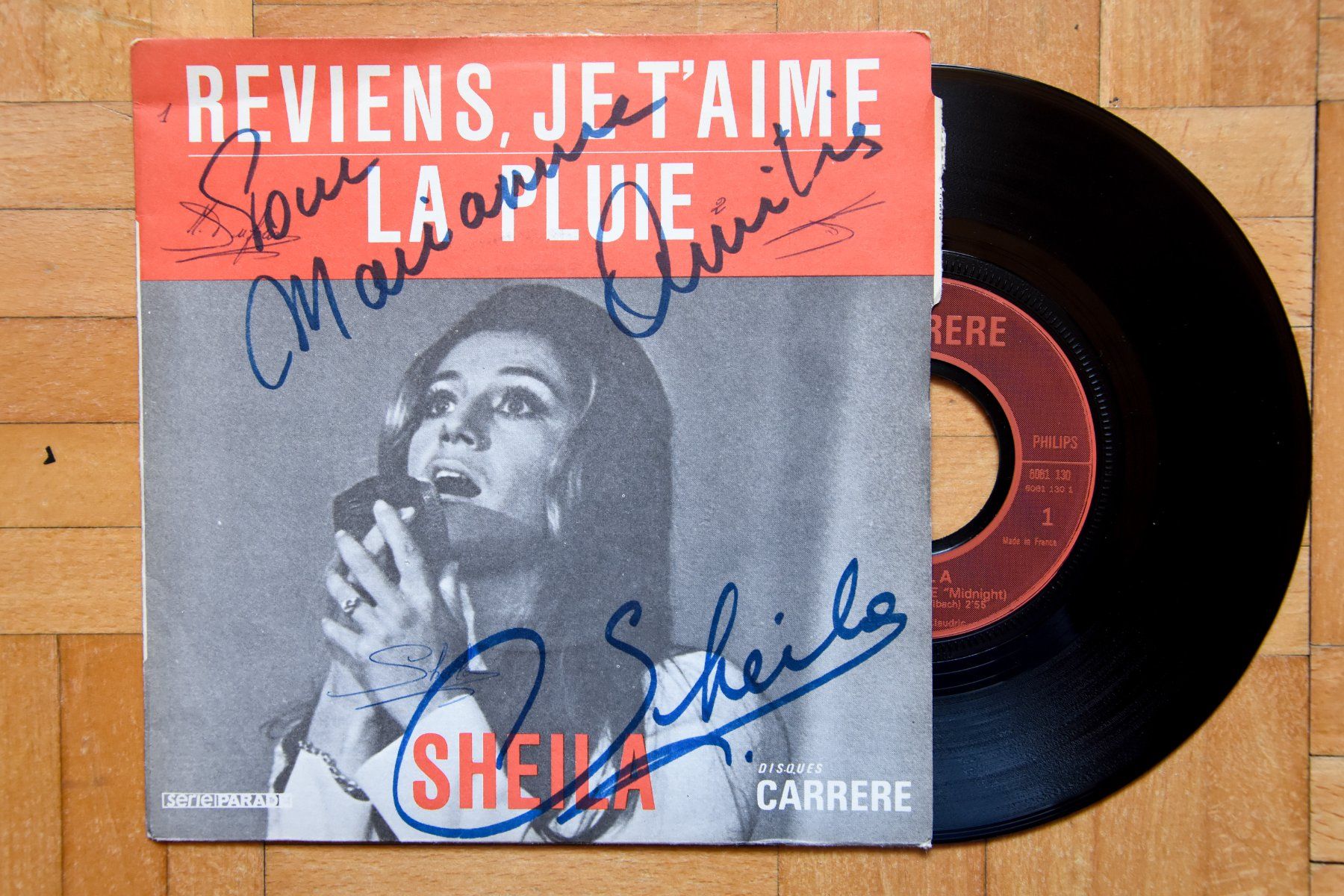 Autographes: Sheila - Lot Disques dédicacés – D'occasion à Belmont-sur-Yverdon par ag97 2