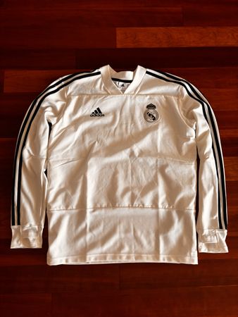 Real Madrid Sport-Sweatshirt, Farbe Weiss, Grösse L