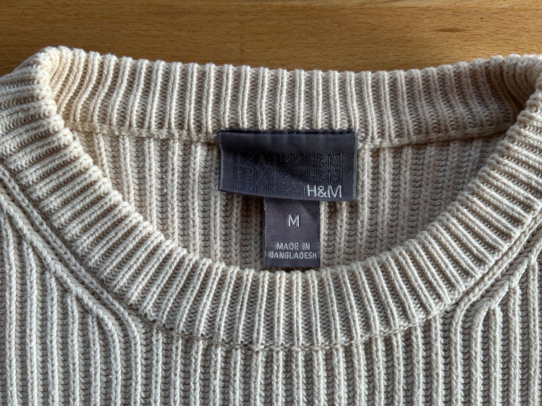 H&M Pulls & Sweat-shirts: Beiger Pullover Grösse M – D'occasion à Grosswangen par che_gr 1