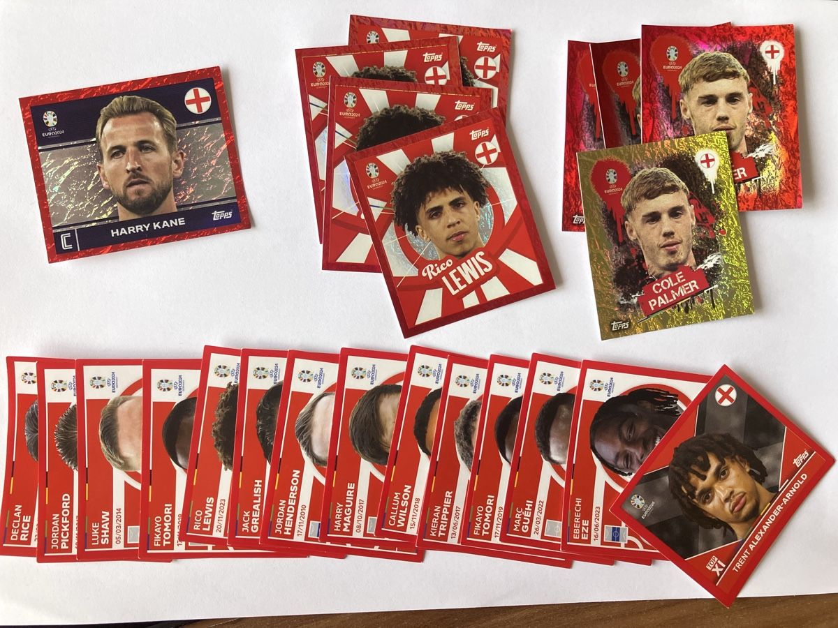 Topps Carte collezionabili: Topps EURO 2024 England SET – Usato da Bülach venduto da gmeli84