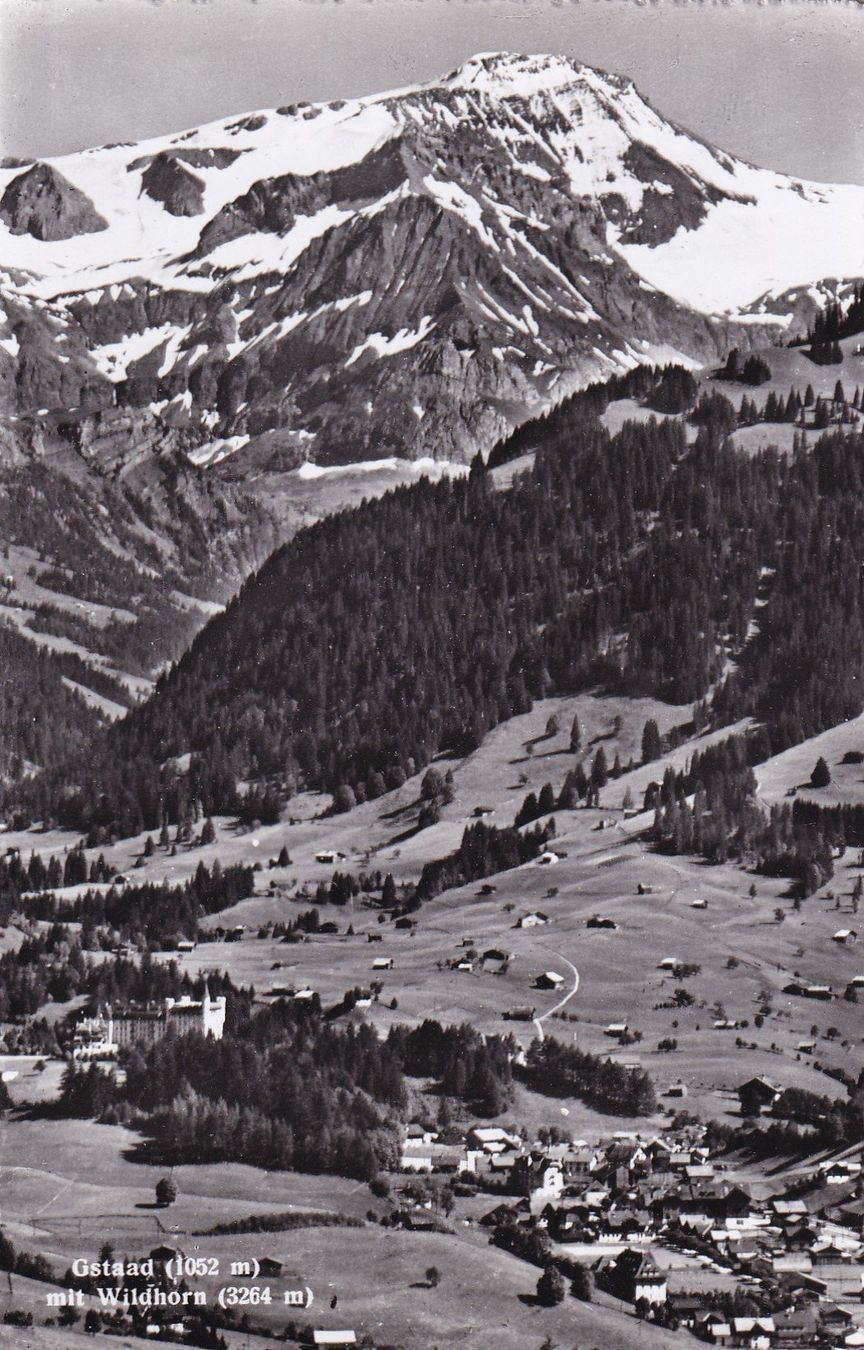 Cartoline postali: Gstaad mit Wildhorn – Usato da Cormoret venduto da Pascalll2001