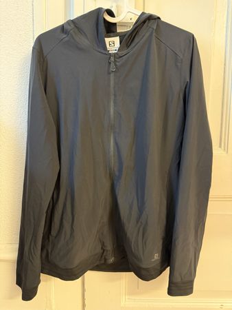 Salomon Superleichte Sportjacke, schwarz Grösse S neu