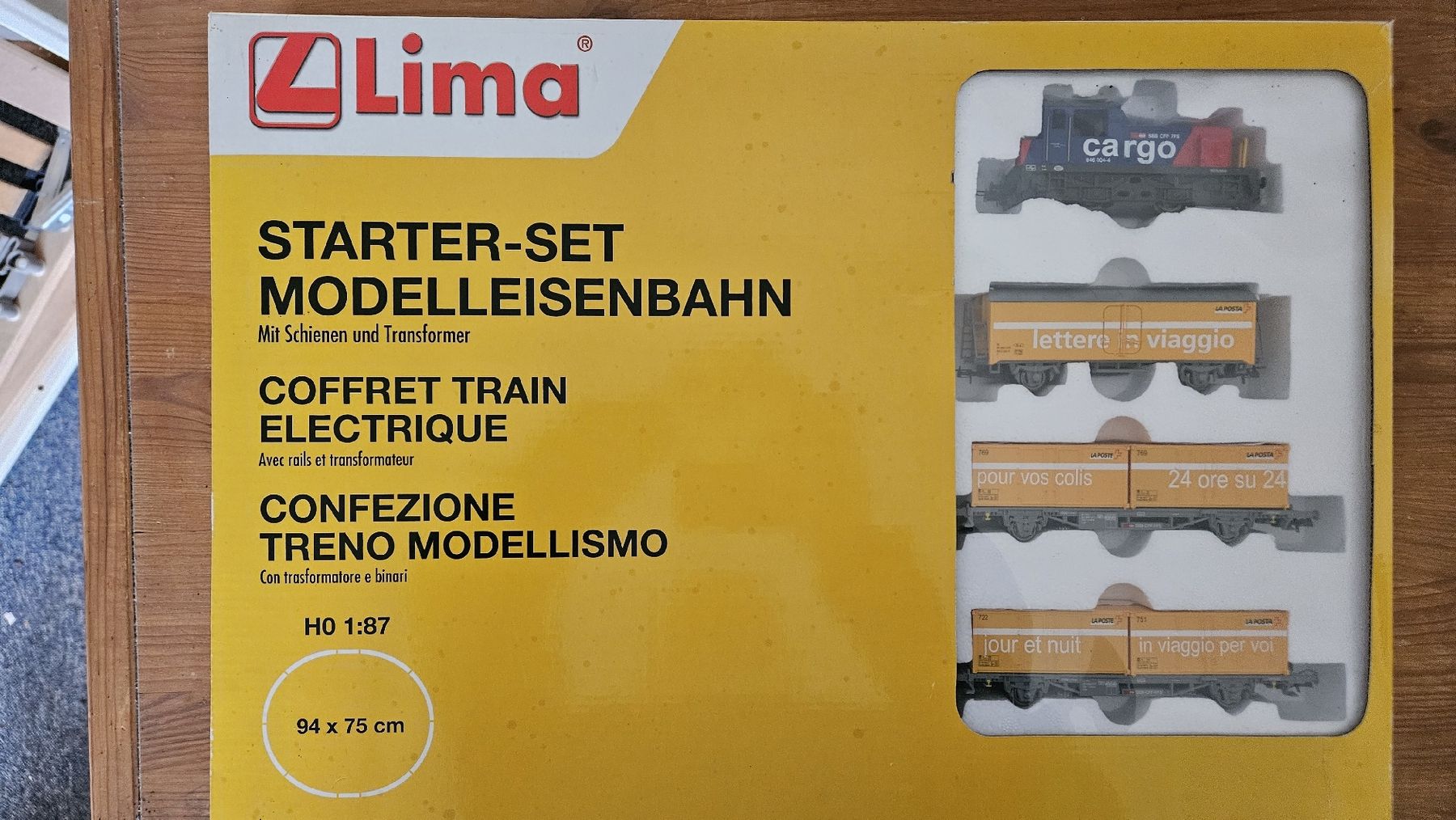Lima Modellini di ferrovie: Lima H0 1023 Starter-Set Modelleisenbahn - Die Post! – Nuovo e nell'imballaggio originale da Nidau venduto da peterrue 8