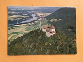 Burg Hohenklingen bei Stein am Rhein Flugaufnahme