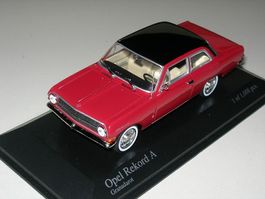 Opel Rekord A 1962 rot * Minichamps 1:43