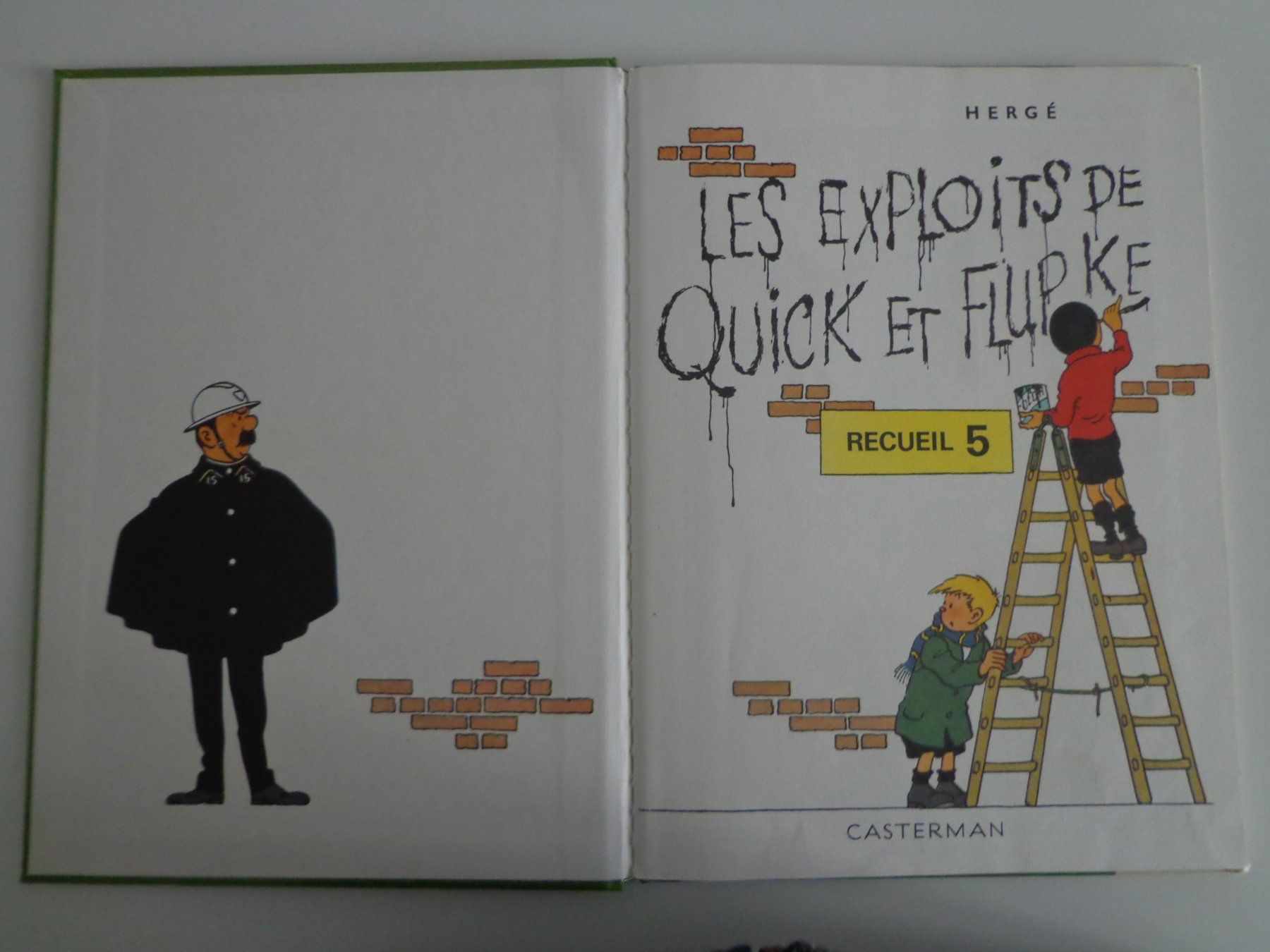 Fumetti: BD Hergé , Les exploits de Quick et Flupke, recueil 5 – Usato da Le Locle venduto da aou_rf8w 1