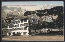 Wildhaus, Hotel Pension Hirschen mit Dep