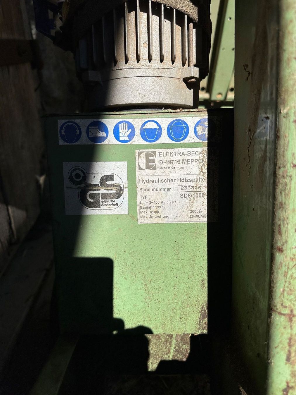 Tutte le macchine: Holzspalter 380 Volt hydraulisch – Usato da Rekingen AG venduto da Bernie2167 5