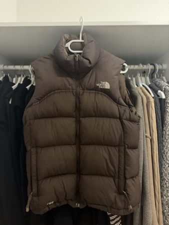The North Face Daunenweste 700 braun neuwertig